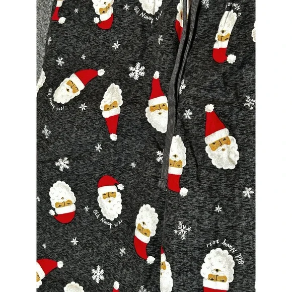 Old Navy Men's Santa Claus Christmas Winter Flannel Pajama Pants Sleep Lounge L - Picture 3 of 7